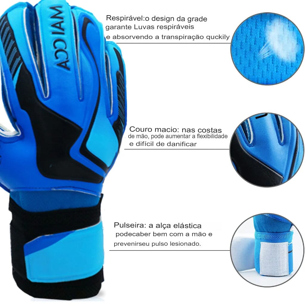Luva de Goleiro Profissional - MaxTraker