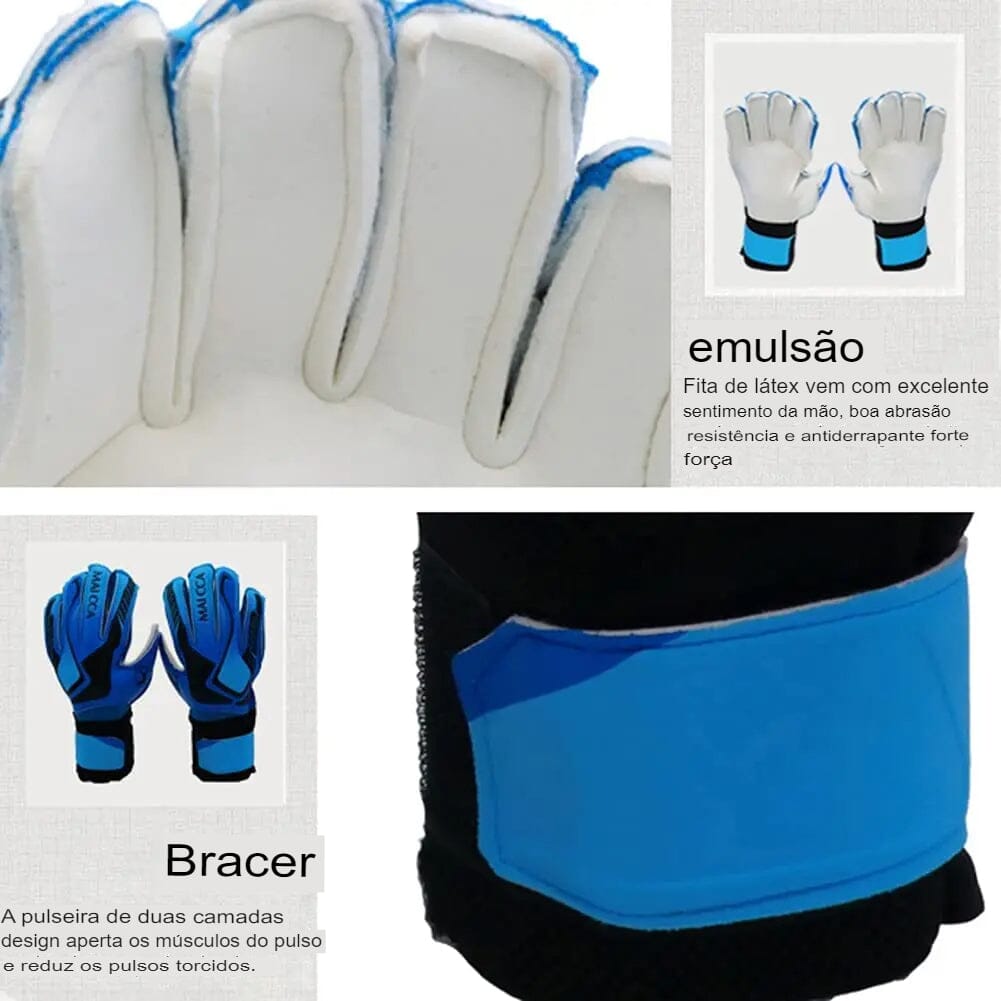 Luva de Goleiro Profissional - MaxTraker